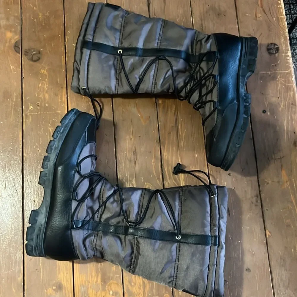 Ralph Lauren Quinly Leather Insulated Winter Boots